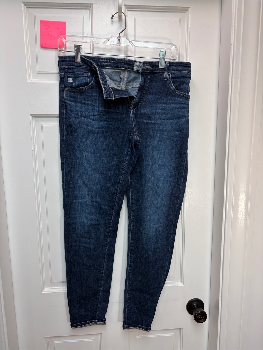AG Adriano Goldschmied Dark Blue Stretch Skinny Jeans